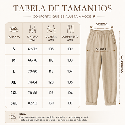 Calça Feminina Amalfi Linho