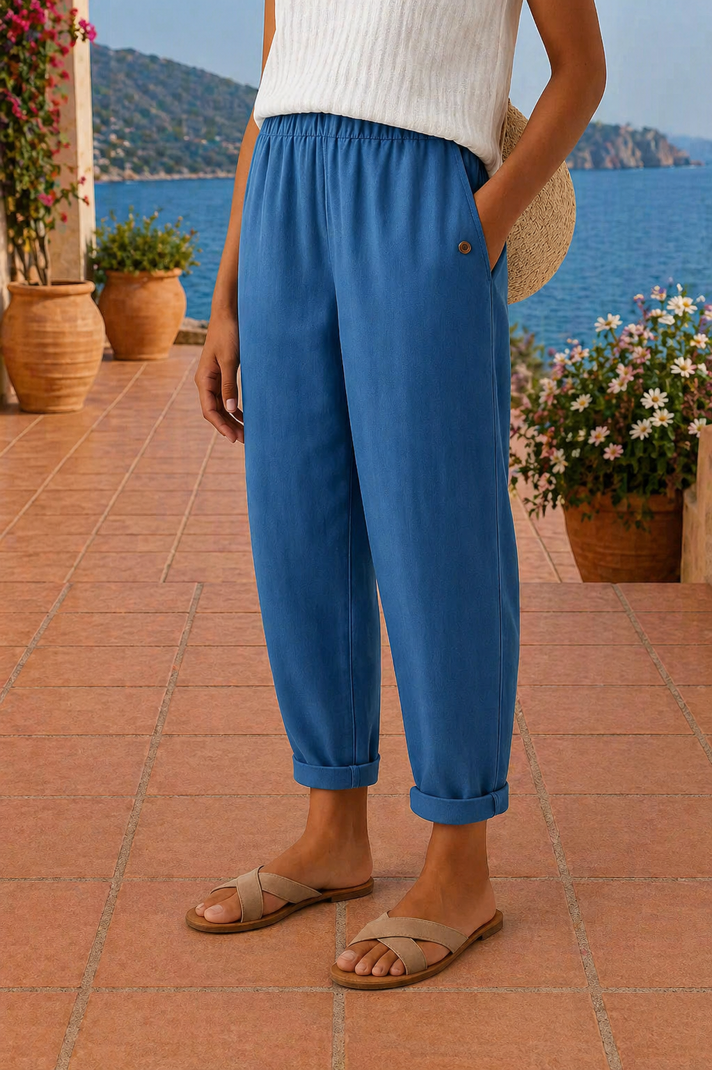 Calça Feminina Amalfi Linho