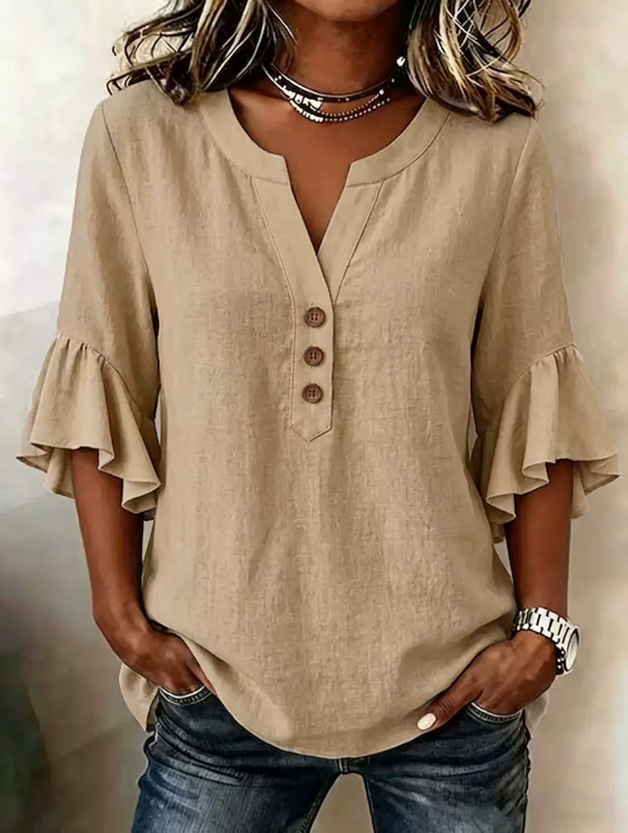 Blusa Feminina de Linho Siena