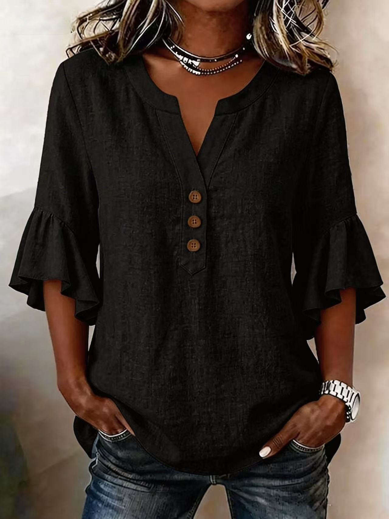 Blusa Feminina de Linho Siena