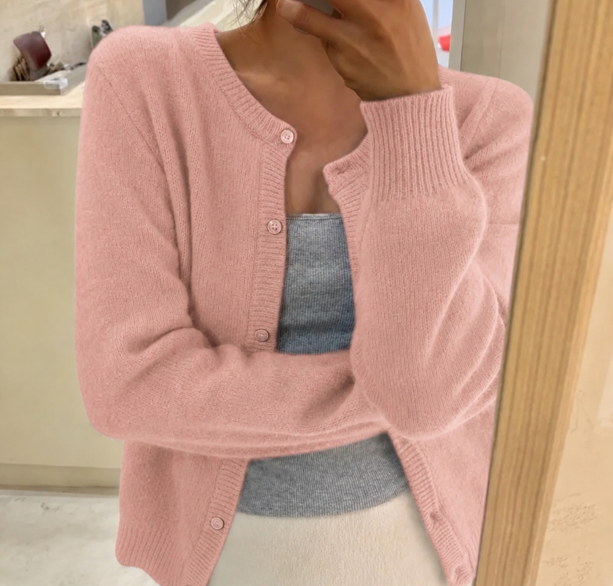 Cardigan em Malha Macia
