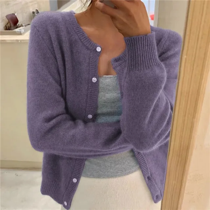 Cardigan em Malha Macia