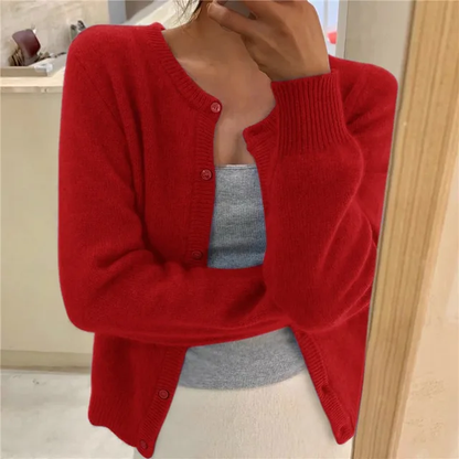 Cardigan em Malha Macia
