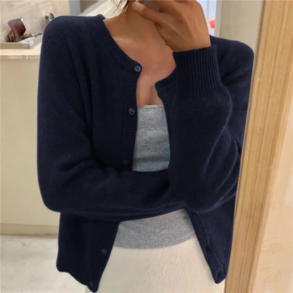 Cardigan em Malha Macia